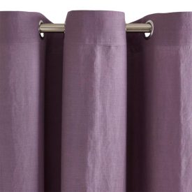 Light Purple Linen Curtain