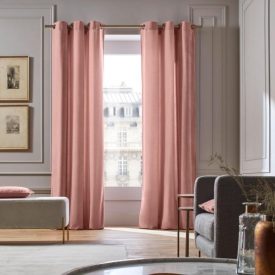 Pink Velvet Curtain