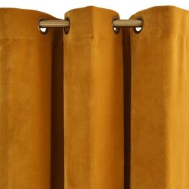 Mustard Velvet Curtain