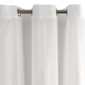 Plain White Sheer Curtain